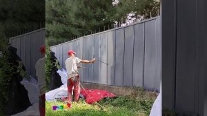 Чем красят оцинкованный профнастил
