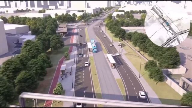 ??Новые трамвайные линии в Москве. Визуализация новых линий в Чертанове и Измайлове | Moscow tram. смотреть онлайн