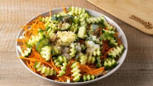 Кабачки с огурцами по-корейски на зиму