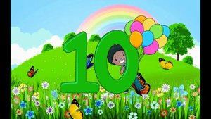 Поём и учим цифры от 1-10. Развивающая песенка для детей. Учимся считать.
