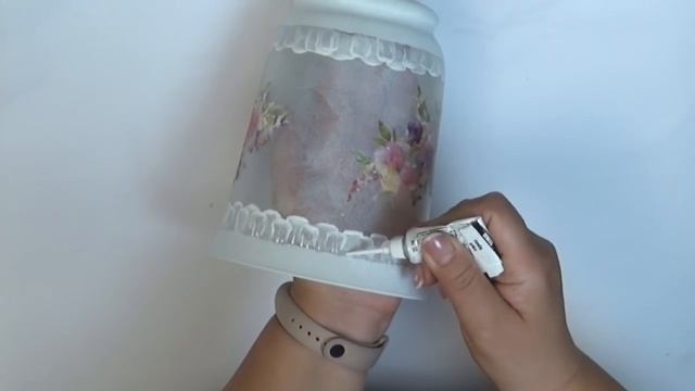 Wazon lampion z efektem szronu i malowaniem falbanki - [tutorial] No.819 смотреть онлайн