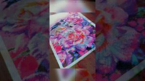 Алмазная мозаика "Очарование роз", автор Лилия Латвия в рамках СП "Цветочный рай".