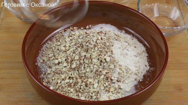 Пирог с Консервированными Персиками и Ореховой Крошкой