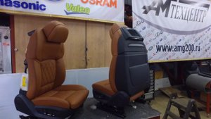Комфортные сиденья BMW на Toyota LC200 БРАУНСТОУН ПРОЦЕСС