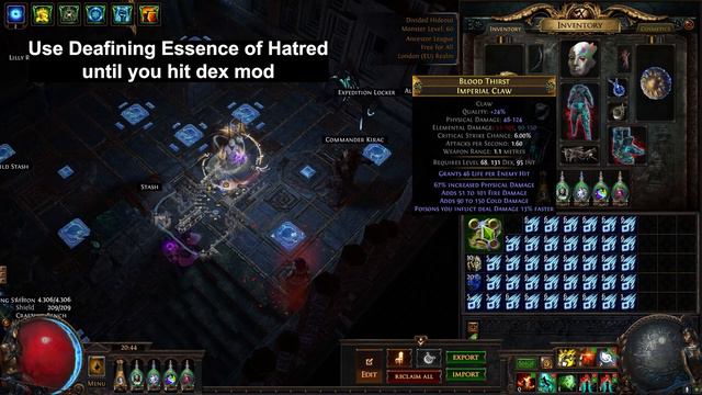 [PoE 3.22] How i Crafted a Dex Stacker Claw For My Spectral Throw Build смотреть онлайн
