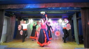Фламенко "Mi Vida", танцевальная студия "Step Dance" и студия линейных танцев "Хорошее настроение"