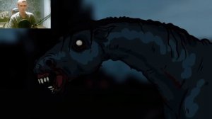 Реакция на Криповые истории. Женщина на фото, Жуля, Баю-бай, на лестнице.