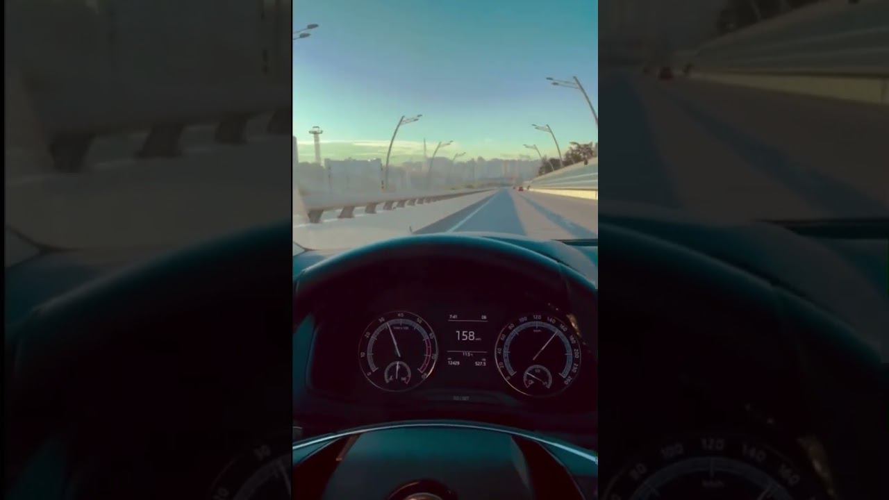 Доброе утро! На встречу новому дню! Как то на автобане одной европейской страны✌️ #шкода #skoda смотреть онлайн