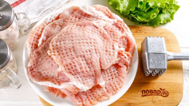 Отбивные с горчицей и майонезом в духовке