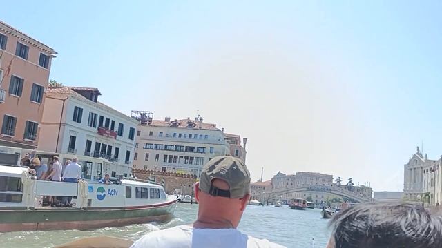 Венеция....экскурсия по Гранд каналу.