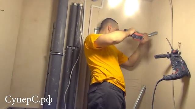 Конструкция с полками в ванной своими руками/как собрать нишу/ремонт ванной своими руками