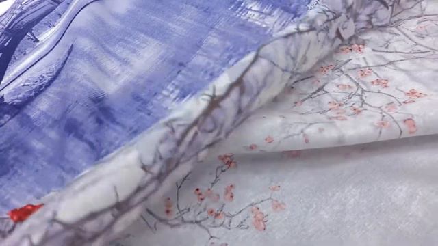 Бязь Морозная тишина ш.2.2м хлопок-100 120грм.кв АРТ 016018