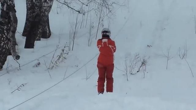 Горнолыжный подъемник поселка Пригородный.