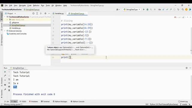 String Data Type & Useful Functions / Methods in Python
