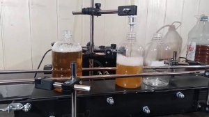 Дозатор для розлива жидкости с конвейерной лентой LabelTek - WB1 мощный насос