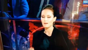 Ирина Бережная на вечере Владимира Соловьёва