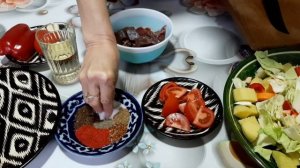 На Мантоварке супер блюдо готовим, овощи , мясо , который тает во рту ? еда домашняя