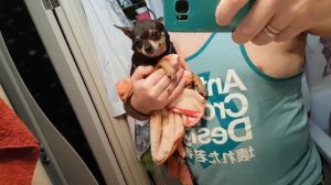 После ванной!