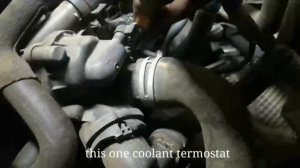 how to replacemant engine coolant thermostat,Mercedes Benz A CLASS,W176 termostat Assy Replacement