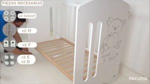 Montaje de una cuna de Micuna