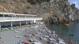Пляж санатория "Жемчужина" в Крыму