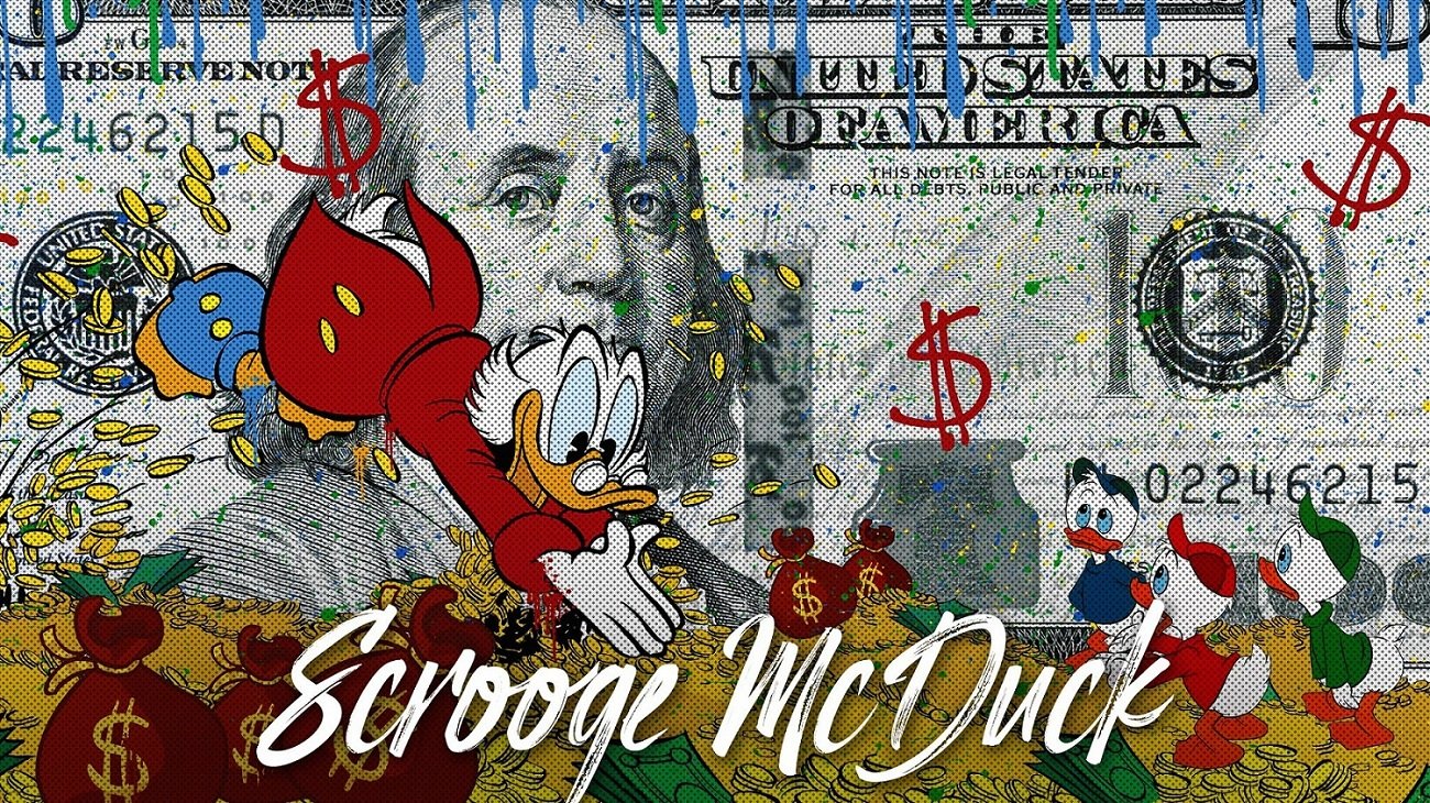 ДЕНЕЖНАЯ КАРТИНА Скрудж Макдак | Scrooge McDuck