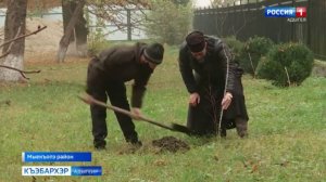 Акция по высадке аллей возле храмов и мечетей в УФСИН Адыгеи