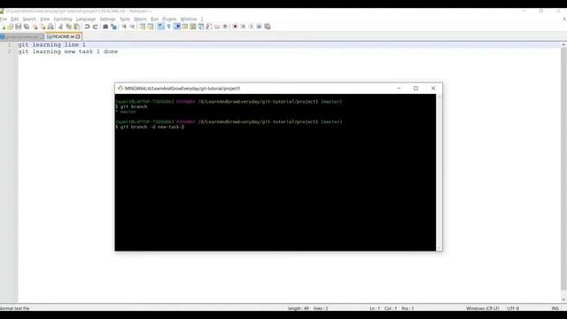 Git Tutorial Part 3: Delete git branch