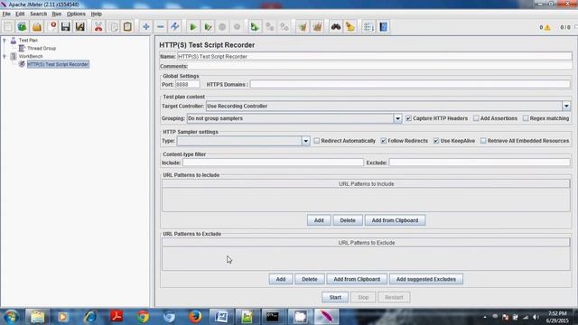 Jmeter Record and Play using Proxy смотреть онлайн