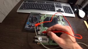 Ремонт телевизора. Не включается. Горит индикатор. Телевизор Samsung.