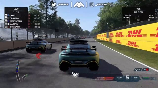 DRIVING THE SAFETY CARS IN THE F1 GAME! | F1 Supercar Experiment