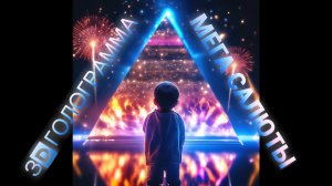 Грандиозное шоу салютов 3D голограмма #holografia #hologram #голограмма