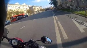 Прохват на Harley-Davidson V-Rod! Очень красивый и интересный байк))