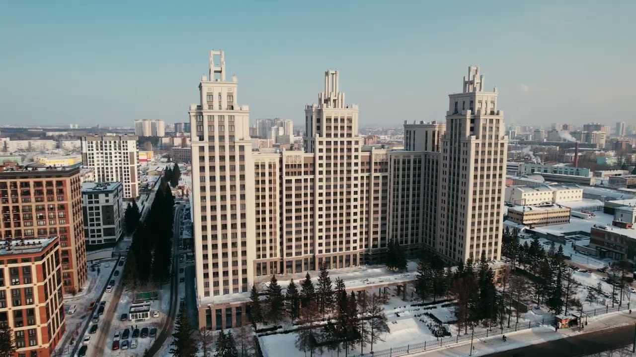 Дом "Нобель" в Новосибирске - Ход строительства Февраль 2024 смотреть онлайн