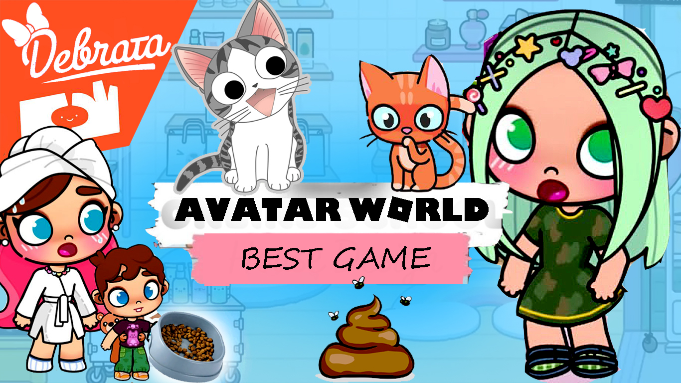 AVATAR WOrld ОСТАЛАСЬ ДОМА УБИРАТЬ КАКАШКИ  КОТА, ЧТОБЫ НЕ ИДТИ С МАЛЕНЬКОЙ СЕСТРЁНКОЙ В МАГАЗИН