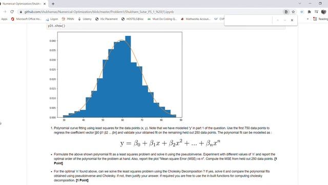 Least Square implementation with Python code смотреть онлайн