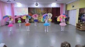 Танец "Дождик" - подготовительная группа