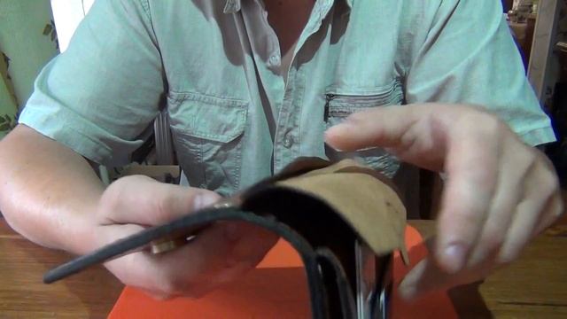 Изготовление кожаного кошелька. часть 7,заключительная:))) смотреть онлайн