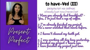Урок 86. Английский с начала Грамматика. PRESENT PERFECT Verbs/Participle/Неправильные глаголы.
