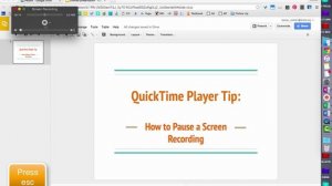 How to Pause a Recording Using QuickTime Player