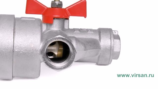 Шаровый кран VALTEC КФРД VT.298.NR.04 1/2" FF с фильтром и редуктором смотреть онлайн