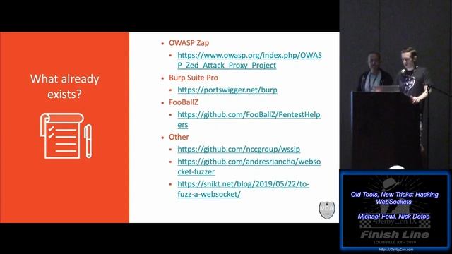 Stable 35 Old Tools New Tricks Hacking WebSockets Michael Fowl Nick Defoe