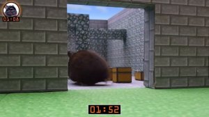 ANIMALS RACE through MINECRAFT WORLD