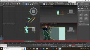 9. Создание анимации выстрела из-за укрытия в Autodesk 3D-Studio MAX(жесткая анимация)
