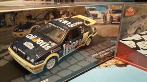 1:43 collection car DIORAMA FORD SIERRA RS cosworth rally 1989 1992