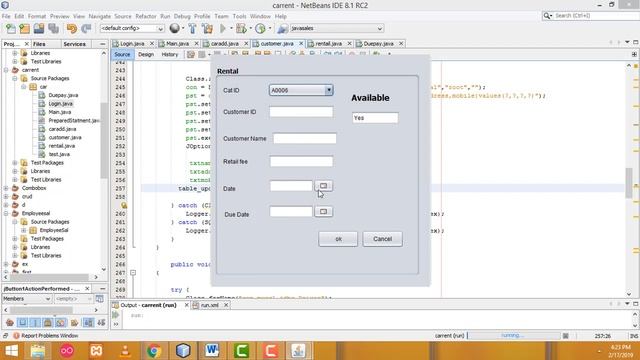 Car Rental System Project in Java Part 1