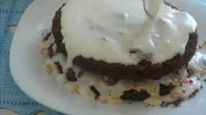 Торт  с вишней "Кучерявый Пинчер". Рецепт