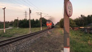 Тепловоз ТЭП70-0219 с пассажирским поездом 45/46 «Текстильный край» Иваново – Санкт-Петербург