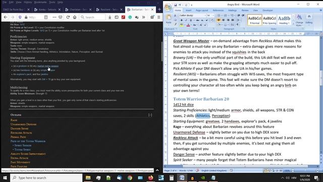 Angry Bird Detailed Build Breakdown | Dungeons & Dragons 5e смотреть онлайн