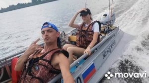 СЕМЬЯ НА ЛОДКЕ КАЗАНКА М и HONDA BF 20